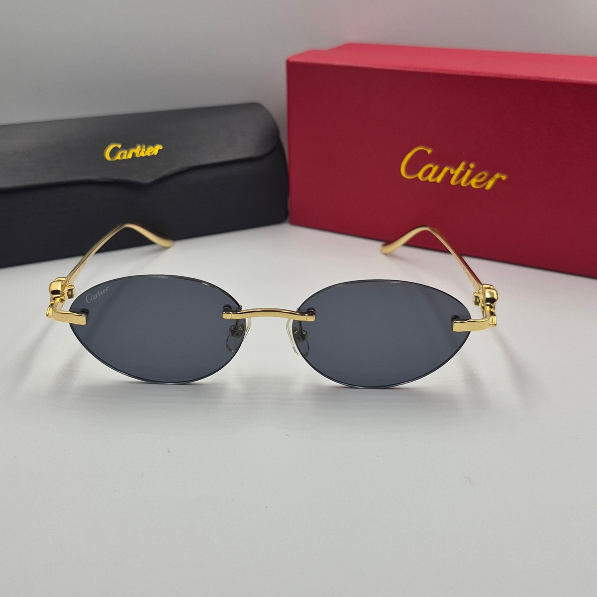 CARTIER panthère noir doré