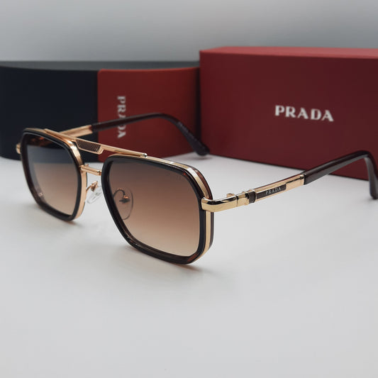 PRADA doré marron