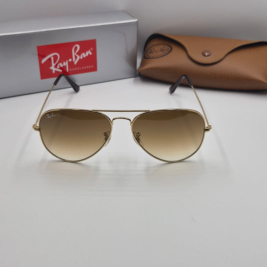 RAYBAN AVIATOR CLASSIC RB-3025 doré/marron Dégradé