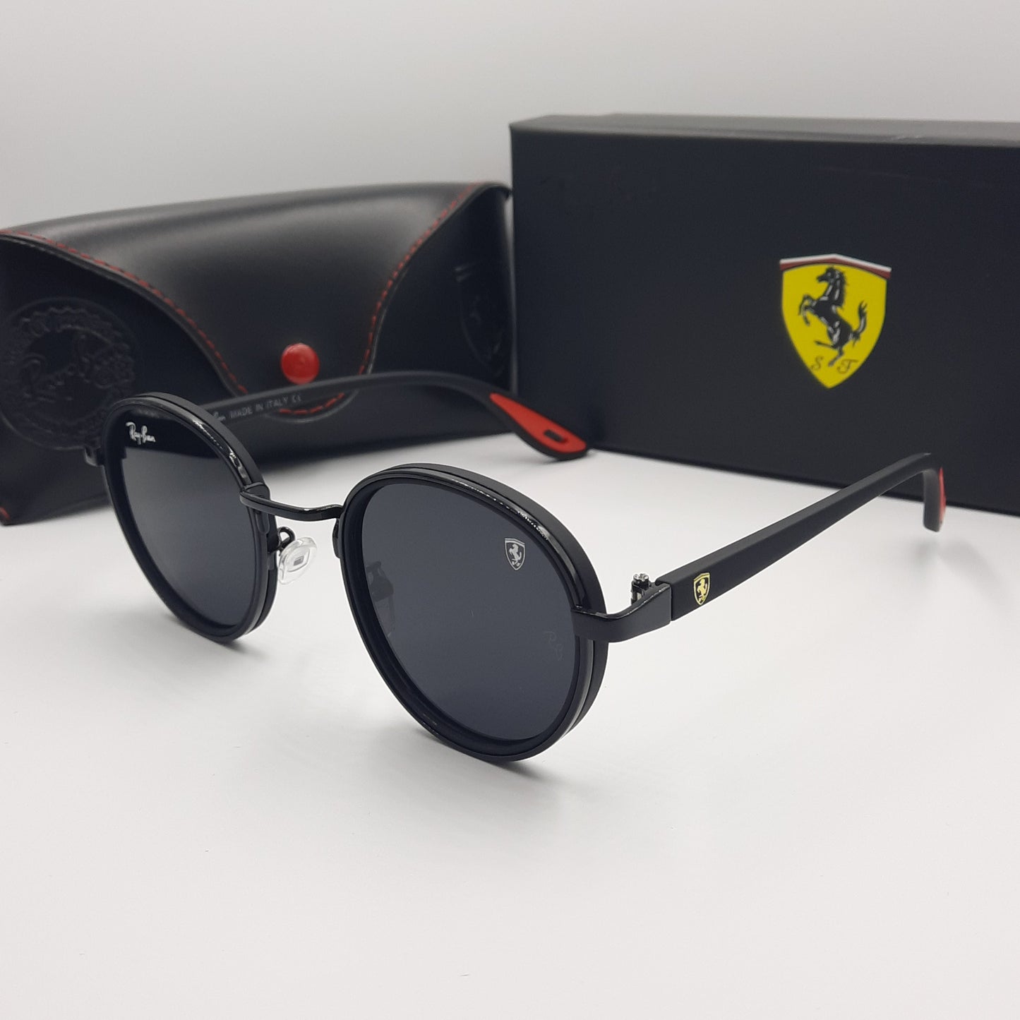 Rayban ferrari noir rouge